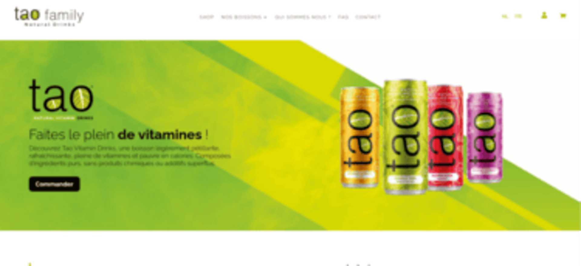 Capture d'écran du site de base pour la reproduction